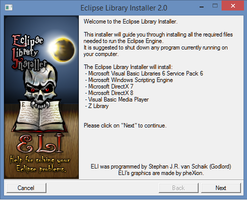 Eclipse Library Installer
