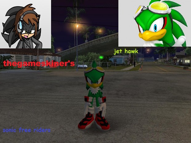 free download jet the hawk sonic free riders