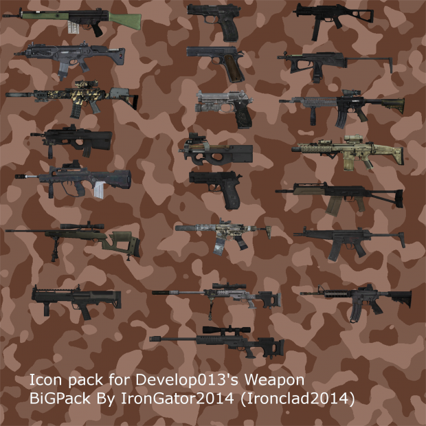 Icons for Develop013's Weapons BiGPack