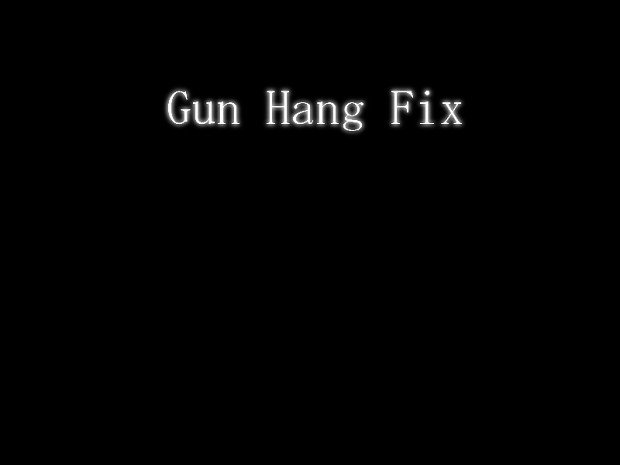 Gun Hang Fix for all Men of War Series.