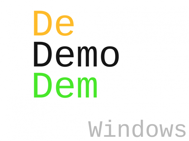 Demo (Windows without installer)