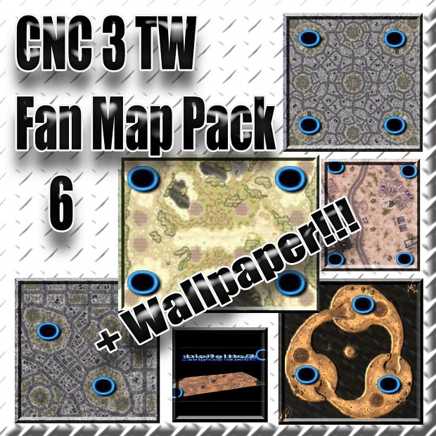 CNC 3 -  Fan Map Pack+6 Map's