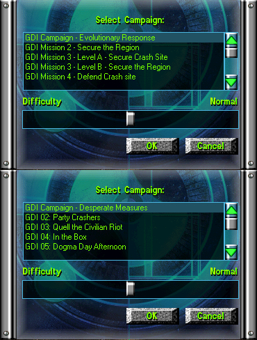 All Missions for Tiberian Sun and Firestorm