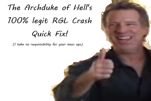 RGL Crash Quick Fix