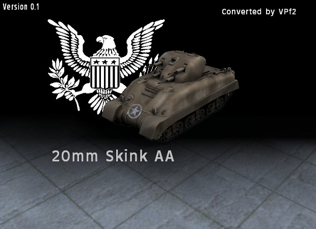 20mm Skink AA Quad - Allied Addon Unit
