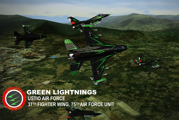 "Green Lightnings" Custom Squadron