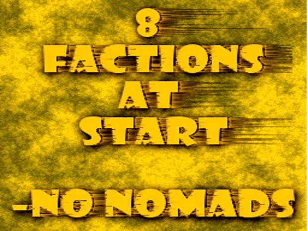 8 Factions at Start - no Nomads -mod for Total War