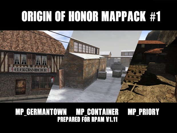 vCOD Origin of Honor Multiplayer Mappack #1