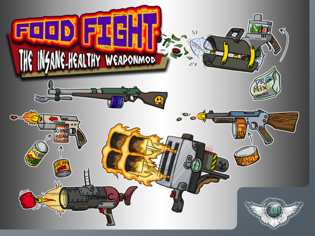 =FOOD FIGHT=  The insane healthy weapon mod - FINA