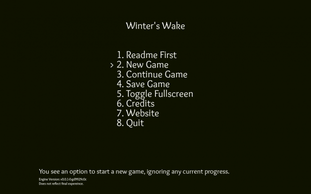 Winter's Wake Early Demo (Linux 64 bit)