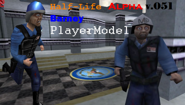 Half-Life Alpha Barney Playermodel