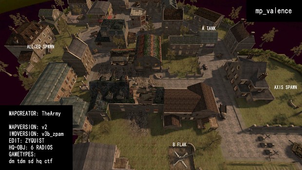 CoD2 Multiplayer ESCA Map mp_valence_v3b