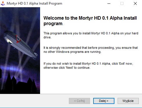 Mortyr HD  0.1 Alpha setup