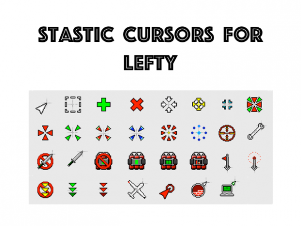 Static Cursors for Lefty