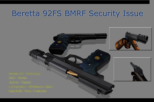 Beretta 92FS BMRF Security ssue