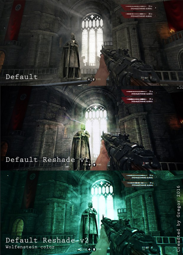 Reshade_Two versions for Wolfenstein TNO + TOB