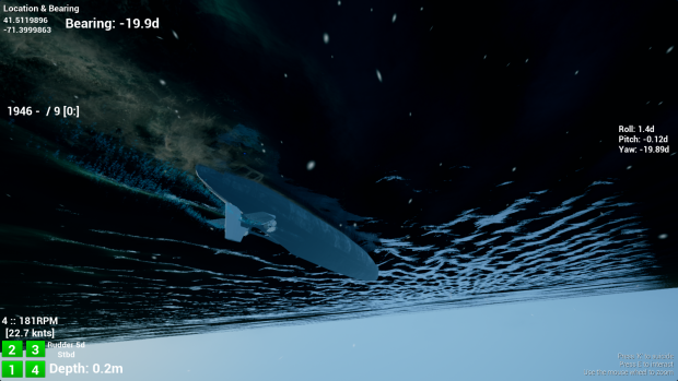 Redwater Submarine Simulator v0.06preTechDemo