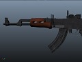 AK 47 model ( MAYA )