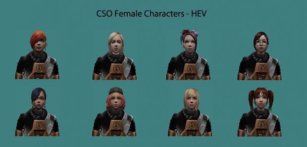 CSO Female Characters - HEV (4.8)