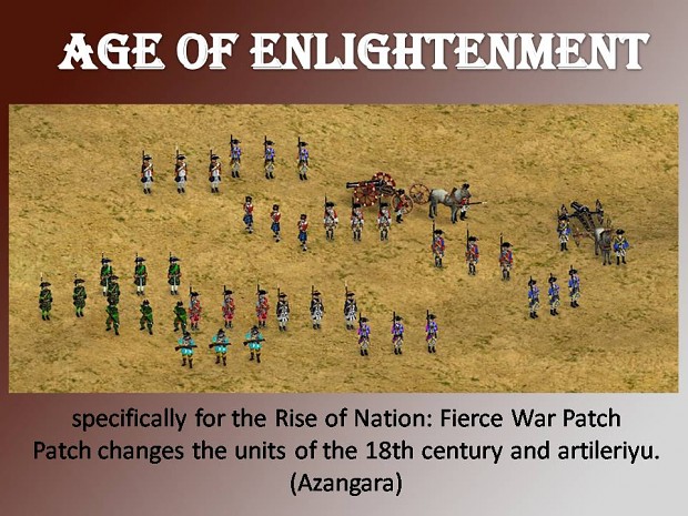 specifically for the Rise of Nation: Fierce War