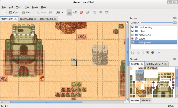 Tiled Map Editor, supported by Slick