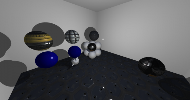 Physically based rendering Test Room