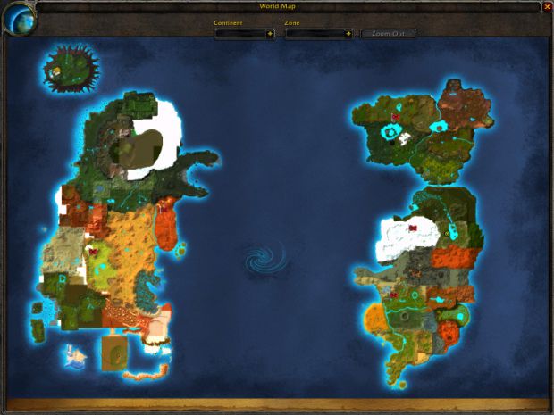 World of Warcraft Alpha Map