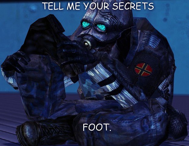 TELL ME YOUR SECRETS FOOT