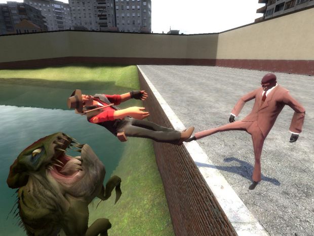 THIS IS SPARTA!! GMOD STYLE