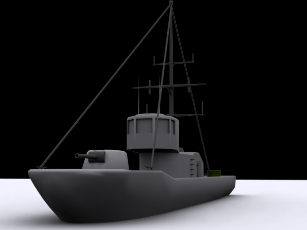 Allied Gunboat - Work in Progress