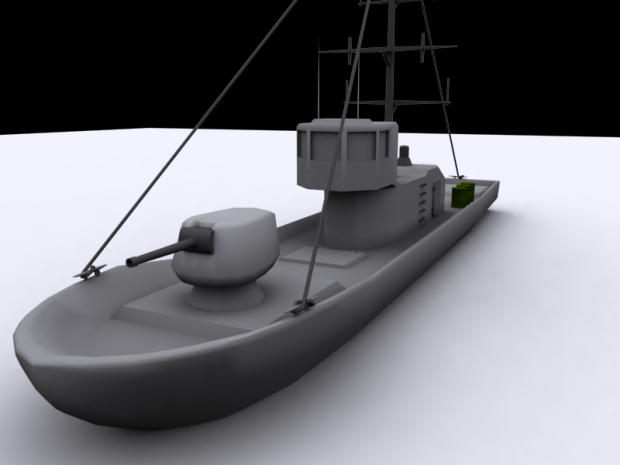 Allied Gunboat - Work in Progress