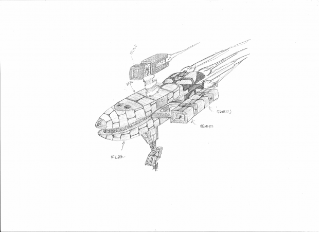 Earth Defence's concept sketch