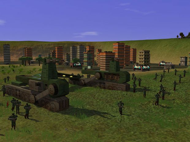 The Resistance Advance Base, in-game.