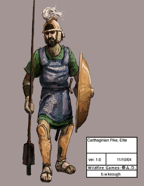 Carthaginian Pike Elite Unit
