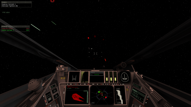x wing cockpit labeled