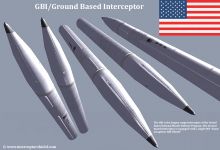 Ground Based Interceptor Missile Render