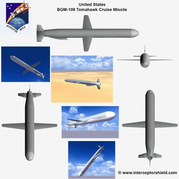 United States BGM-109 Tomahawk Cruise Missile 