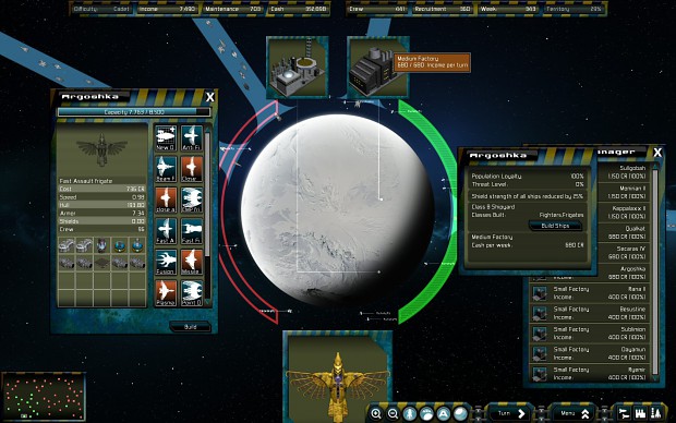 Galactic Conquest expansion screens