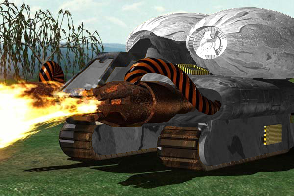 Flame Tank Render
