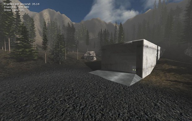 Old map redone for Neo Axis 2.1. Shooting Range