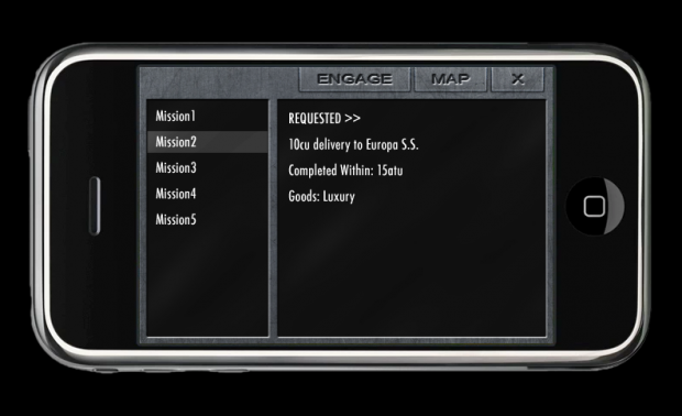Missions Interface Design