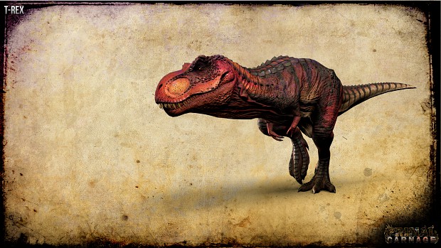 T-Rex 3D Print from the Game Primal Carnage  Dinosaur images, T-rex art,  Primal carnage