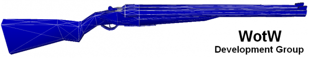 Double-Barrel Shotgun (Model - Untextured)