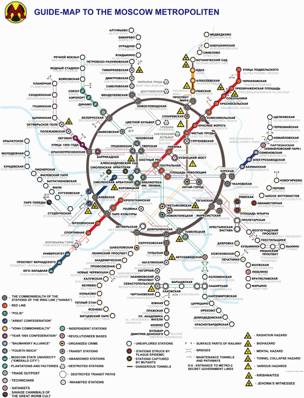 Metro 2033 - Map