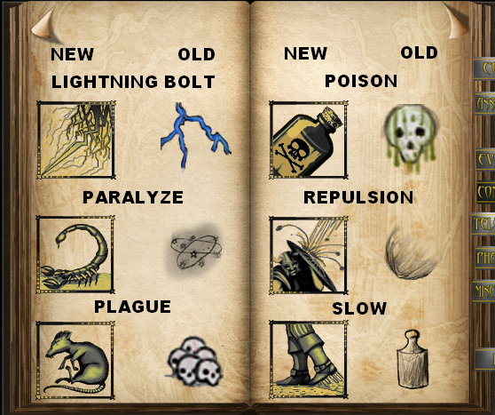 New Spell Icons