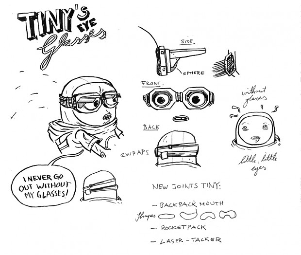 Tiny sketch goggles