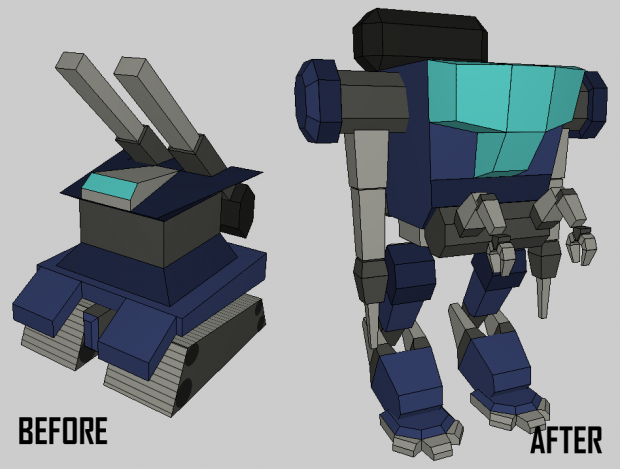 Remodeled Advanced Engineer Support Mech