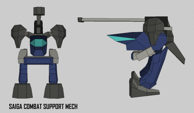 Saiga Combat Support Mech