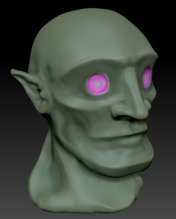 Grim's Face WIP sculpt