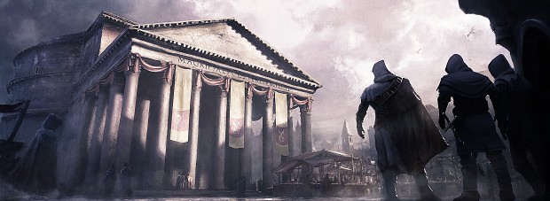 Pantheon, Ezio with the brotherhood
